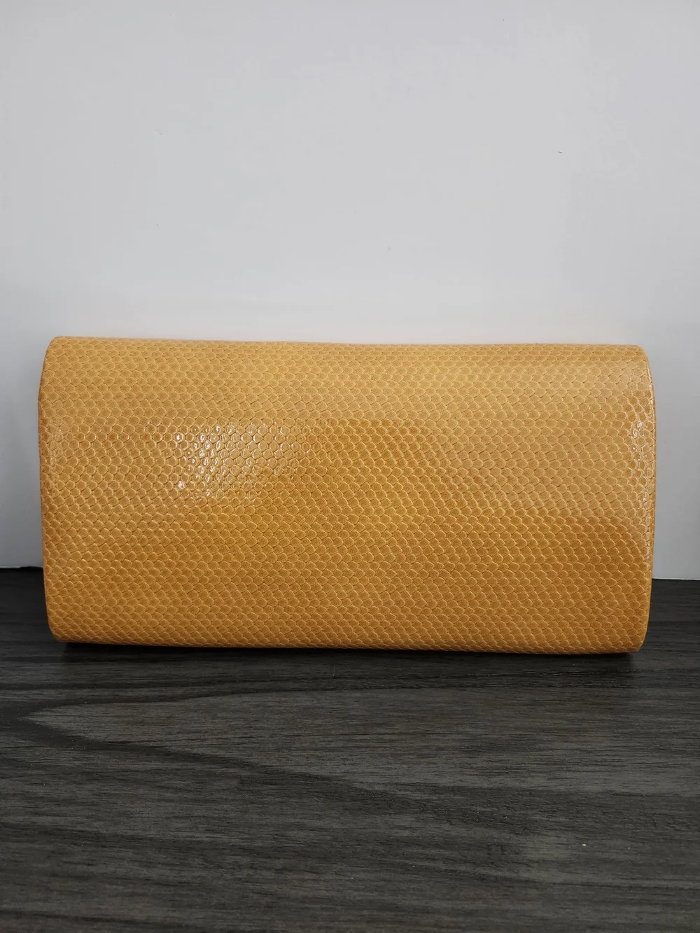 Classic Mustard Yellow Textured Wallet - Women's Clutch
